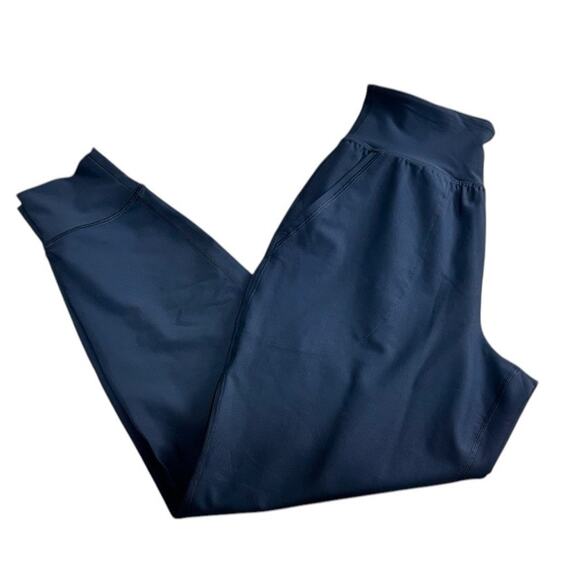 Old Navy Active Powersoft Pocket Joggers Sz Small High-Rise Go-Dry Dusk Navy - Picture 7 of 7